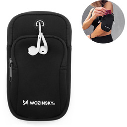 Opaska na telefon do biegania armband czarna