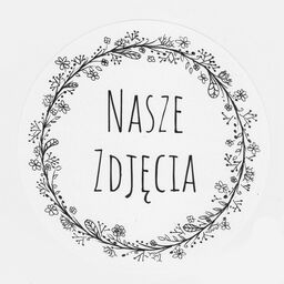 Duża naklejka Nasze Zdjęcia BW (4 szt.)