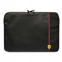 Pokrowiec do laptopa 14" Ferrari Carbon Smooth Czarny