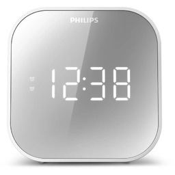 Cyfrowe Radio Fm Lustrzane Budzik Alarm Philips Tar