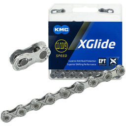 Łańcuch KMC XGlide EPT, 9/10/11-rzędowy, 118 ogniw, Quick
