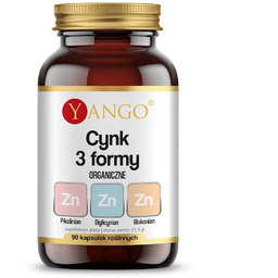 YANGO Cynk 3 formy organiczne suplement diety 90