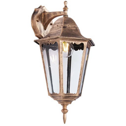 Lumes Czarno-złota lampa ścienna na dom - S354