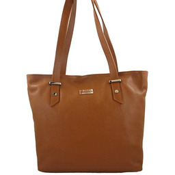 Shopper bag skórzany BARBERINI''S j. brązowy 923-12