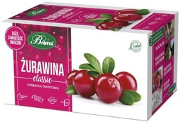 BiFix Classic Herbatka owocowa Żurawina, 20x2,5g