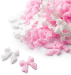 Ozdoby do paznokci kokardki 3D MollyLac 50 szt