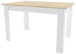 Stół do Jadalni Kuchni Salonu 120x80 Sonoma/Biały Nowoczesny