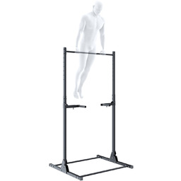 UNDERFIT Wielofunkcyjny drążek treningowy stacjonarny z uchwytami