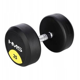 Hantla Gumowana Hms Hantel Stalowy 25 Kg