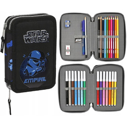 Piórnik Star Wars Lord Vader Dwukomorowy 28 el.