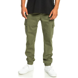 Quiksilver Spodnie Cargo MW Cuffed Männer Zielony 33
