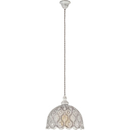 EGLO Lampa wisząca Talbot 2, 1-płomienna lampa vintage,