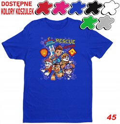 Dziecięca Koszulka Z Nadrukiem Psi Patrol Duży Wybór