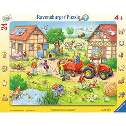 RAVENSBURGER Puzzle Moja mała farma (24 elementy)