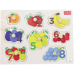 Trefl - Puzzle Fruits, Wooden Toys - Zabawka