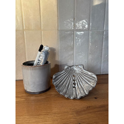 Pakamera Zestaw Łazienkowy z Mydelniczką Muszlą Modern Pearl