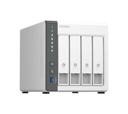 QNAP TS-433-4G Biały Serwer domowy