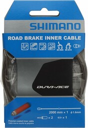 Shimano Dura-Ace BC-9000 linka hamulcowa powlekana polimerem szara