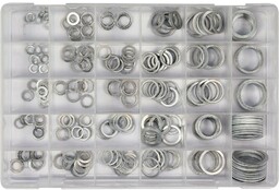 Yato Podkładki aluminiowe zestaw 300 szt. mix rozmiarów