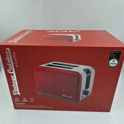 Toster Vintage Cuisune By Cooking Czerwony