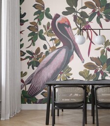 Wallcolors Tapeta Vintage Pelicans