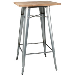 Bolero Stolik barowy 600x600x(h)1040 mm, Bolero FB599, szary