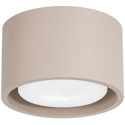 Plafon aluminiowy kwadratowy taupe 10cm MODO 1