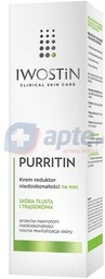 Iwostin Purritin krem reduktor niedoskonałości na noc 40ml