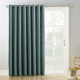 Sun Zero Easton Extra-Wide Blackout Grommet przesuwne drzwi