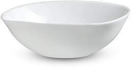 Salaterka szklana biała 16 cm, 1 szt.