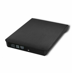 Qoltec Nagrywarka DVD-RW zewnętrzna USB 3.0 Czarna