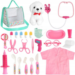 Hotut Piesek Edukacyjny Zestaw Mały Weterynarz Dla Dzieci