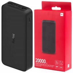 PowerBank Xiaomi 18W 20000mAh Szybkie Ładowanie Czarny