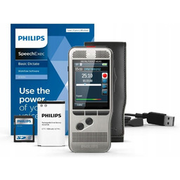 Philips DPM7000 dyktafon cyfrowy, 2 mikrofony do nagrywania