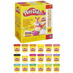 PLAY-DOH Ciastolina Zestaw 18 kolorowych tub G05225L0