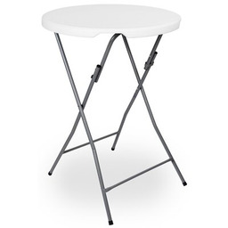 EHOKERY Stolik cateringowy Gala 80 cm Biały