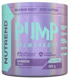 PUMP PREWORKOUT rainbow