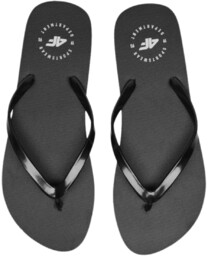 Japonki damskie z miękką podeszwą 4F 4FWSS24FFLIF165-21S Czarny