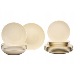 Zestaw obiadowy dla 6 osób, 18 el. Lubiana