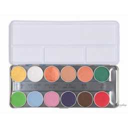 KRYOLAN - Aquacolor - Paleta 12 farb