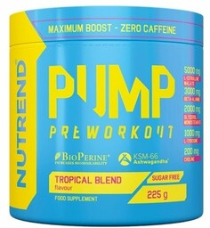 PUMP PREWORKOUT tropical blend