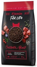 Fitmin Cat For Life Castrate Beef 8kg