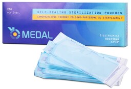 Torebki do sterylizacji Mixdent MEDAL 90x230mm 200 szt