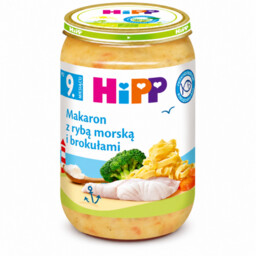 HiPP Makaron z rybą morską i brokułami, 220