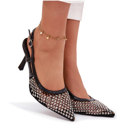 Szpilki Z Ćwiekami Czarne Selinna-36