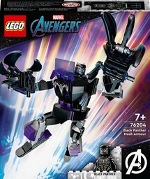 LEGO Marvel, klocki, Avengers, Mechaniczna zbroja Czarnej Pantery,