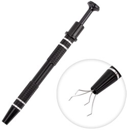 Uchwyt chwytak do gąbek do ombre 12,2cm czarny