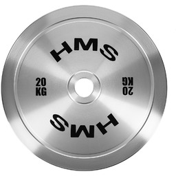 Talerz olimpijski stalowy kalibrowany TOS200 20 kg HMS