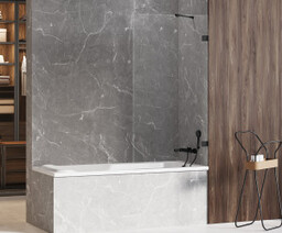 NEW TRENDY EXK-1978 Parawan wannowy AVEXA BLACK 70x150
