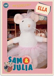 PELUCHE 13CM RATON ELLA LA CASA DE LOS